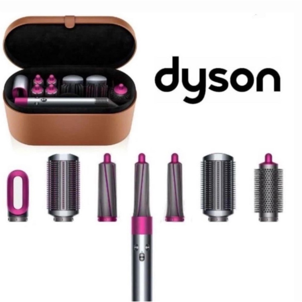 Dyson Hair Styling Set - Pink and Silver